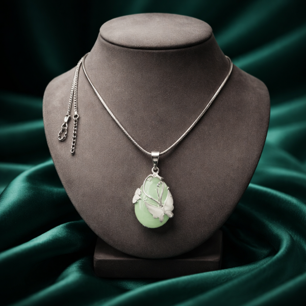 🦋Pendentif papillon en aventurine 🦋