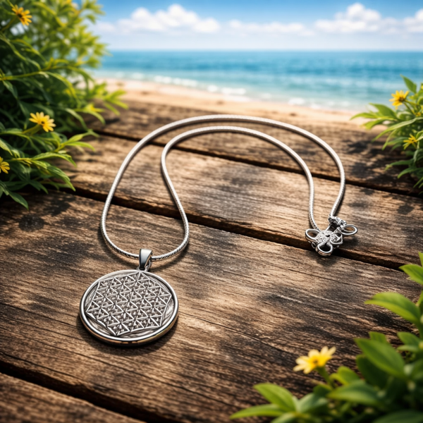 Pendentif fleur de vie