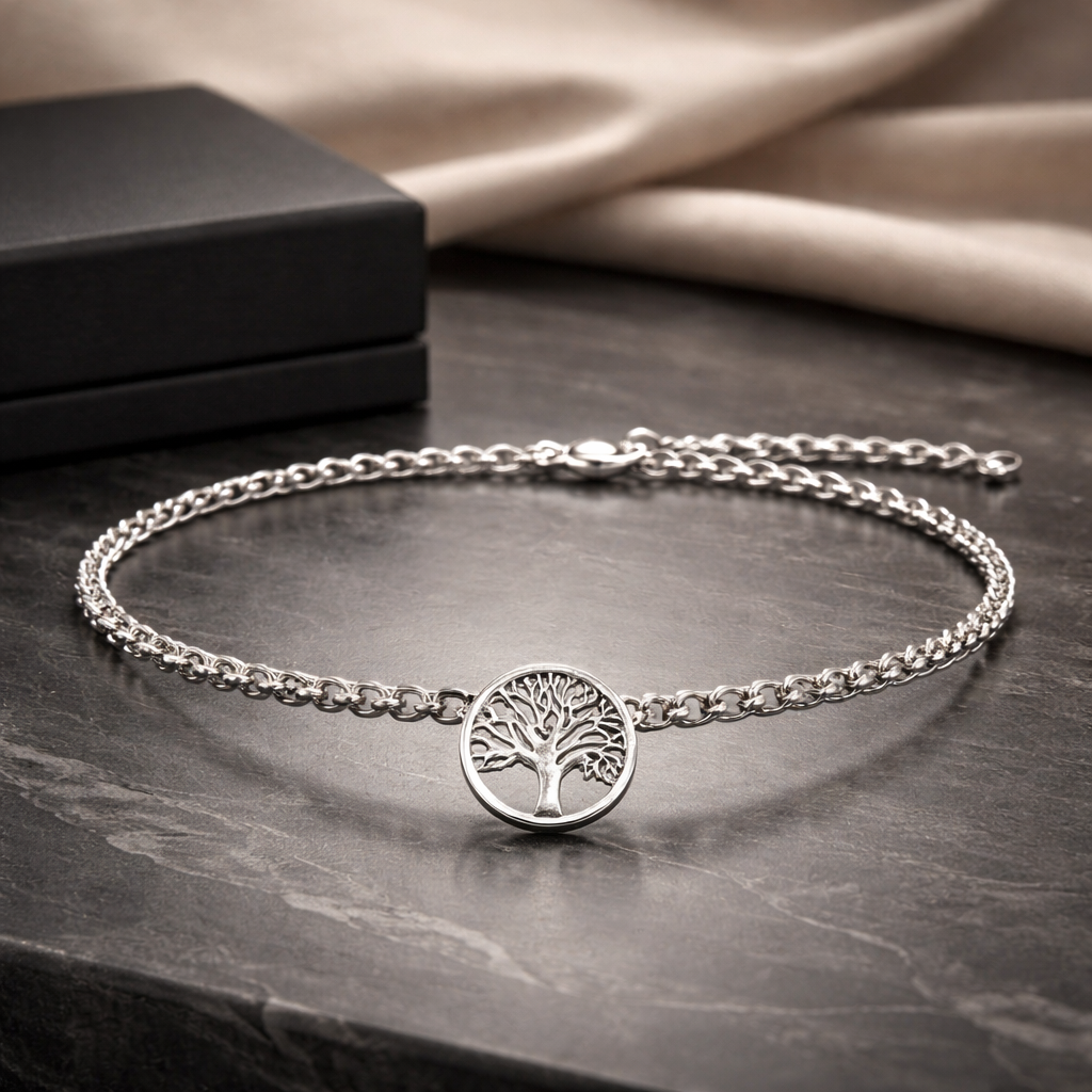 Bracelet arbre de vie acier inoxydable