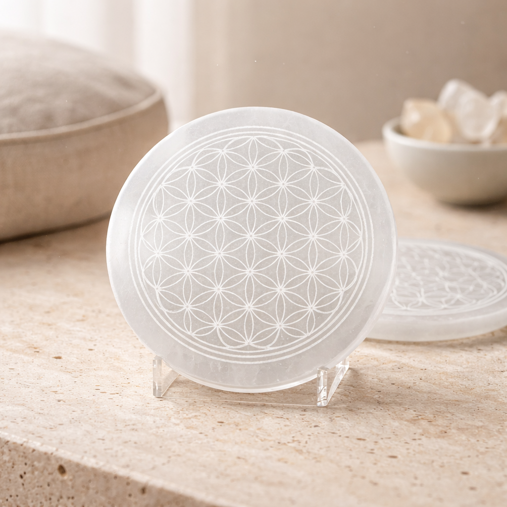 Fleur de vie sélénite