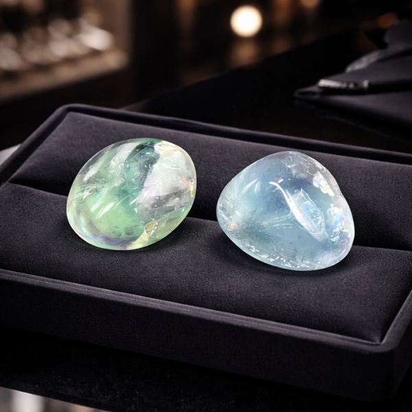 Pierres roulées fluorite