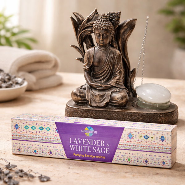 Encens HEM Sauge Blanche + Lavande