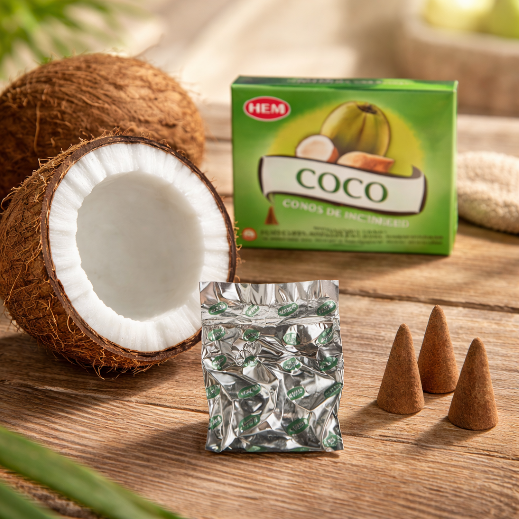 Encens hem cône noix de coco