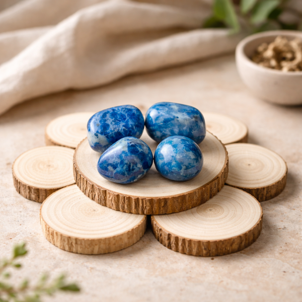Pierre roulee sodalite (vendue à l’unité)