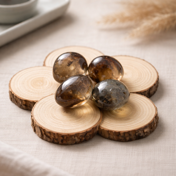 Pierre roulée quartz fumé (vendue à l’unité)