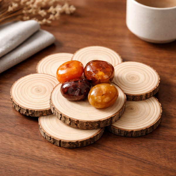 Pierre roulée cornaline (vendue à l’unité)