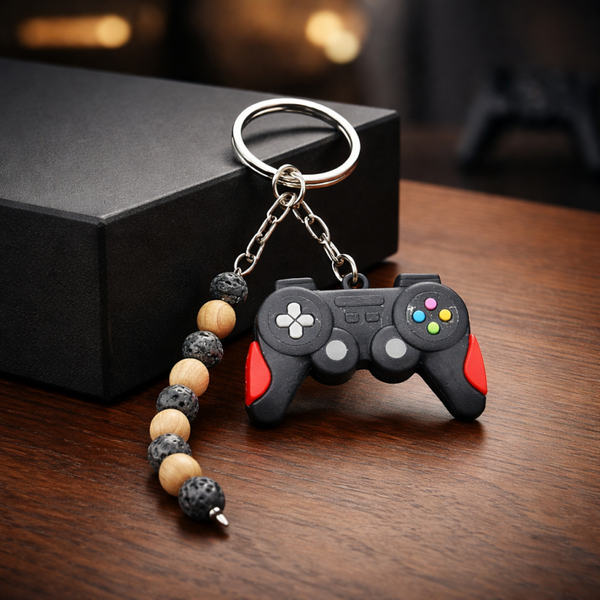 Porte clé manette noire