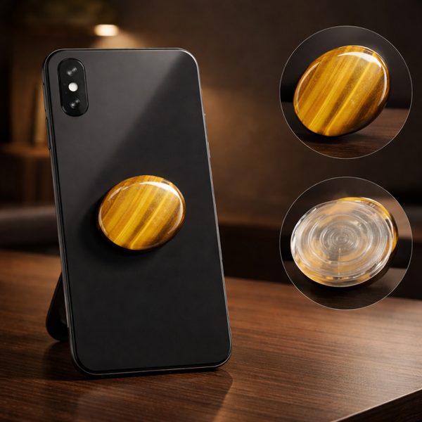 Support de telephone en oeil de Tigre