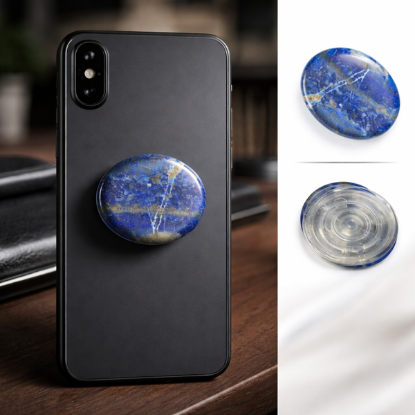 Support de telephone en lapis lazuli