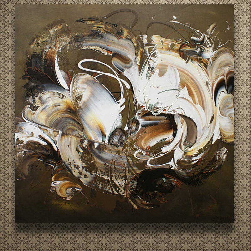 The Power Within | 150x150cm - 59x59x1,6" | Acrylics on canvas. - (SOLD)