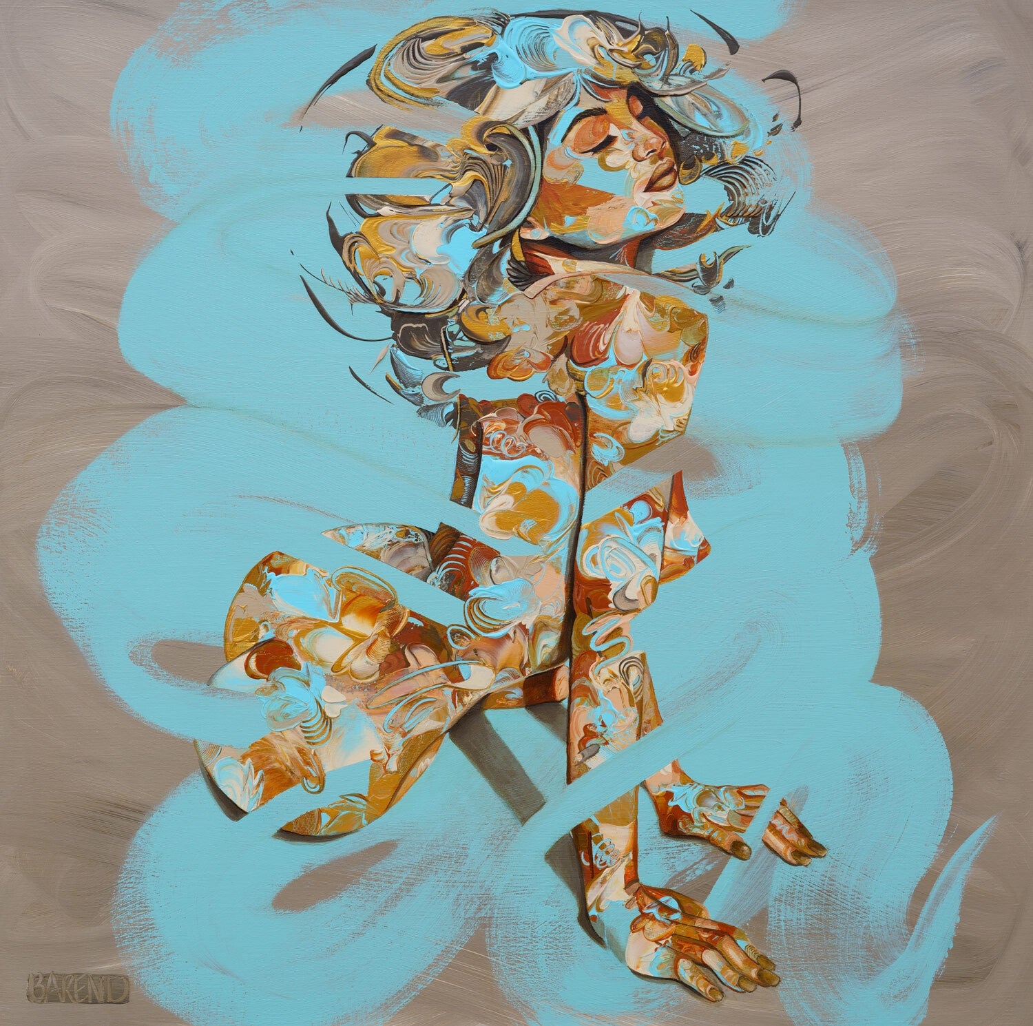 The Indelible | Print on CANVAS - 90x90cm - 35,4x35,4"