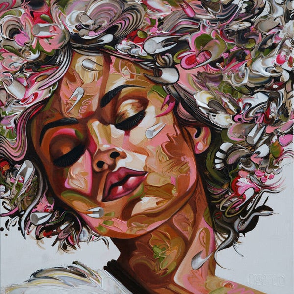 It's a Long Road to Wisdom from the PERFECT IMPERFECTIONS SERIES | 80x80x4 cm - 31,4x31,4x1,6" | acrylics on canvas
