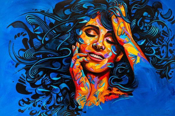On Cloud Nine | Print on CANVAS | 80x120cm - 31,5x47,2"
