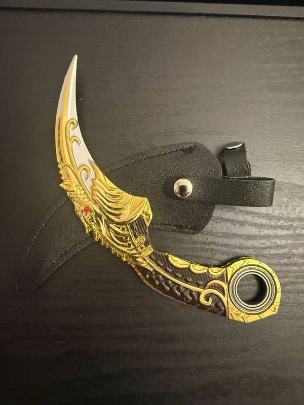 Decoratief Pubg Wapen Model Metalen Klauw Mes Sleutelhanger