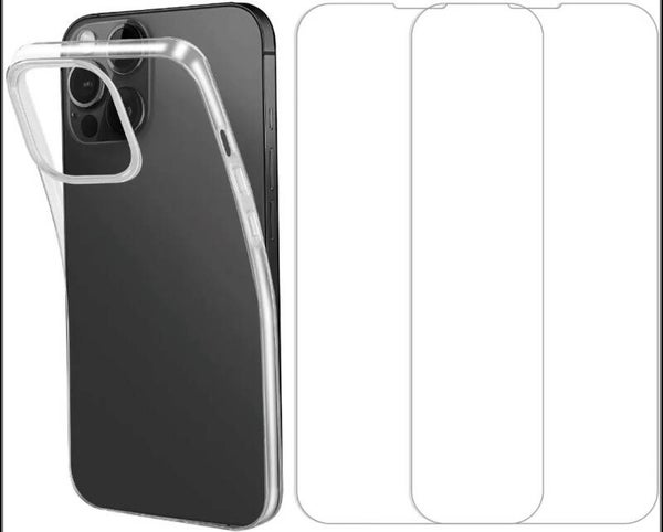 Essentiel-B | Pack Backcover + 2x beschermfolie voor iPhone 13 Pro Max