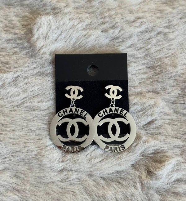 Inspired Oorbellen Rond Silver