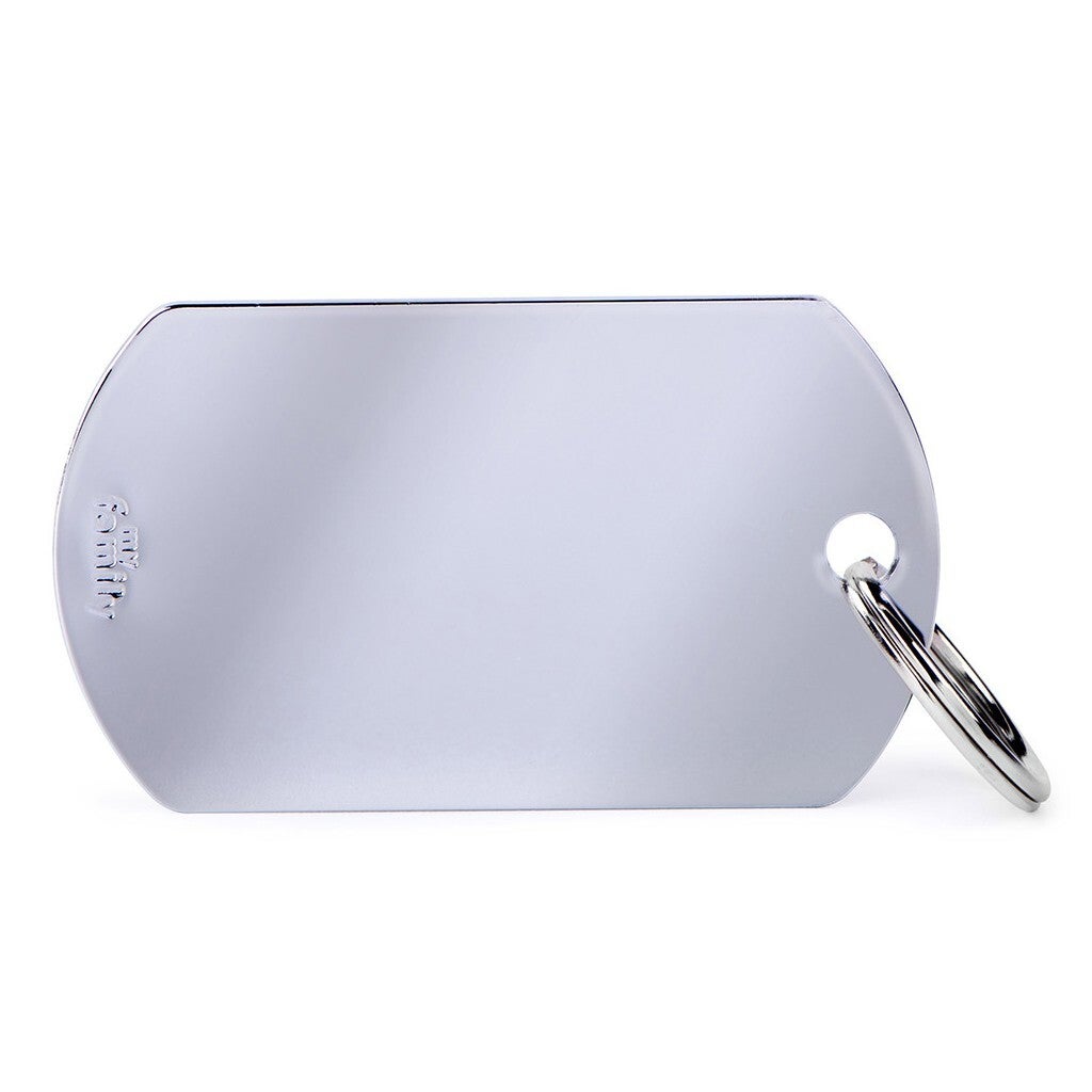 Military tag verchroomd