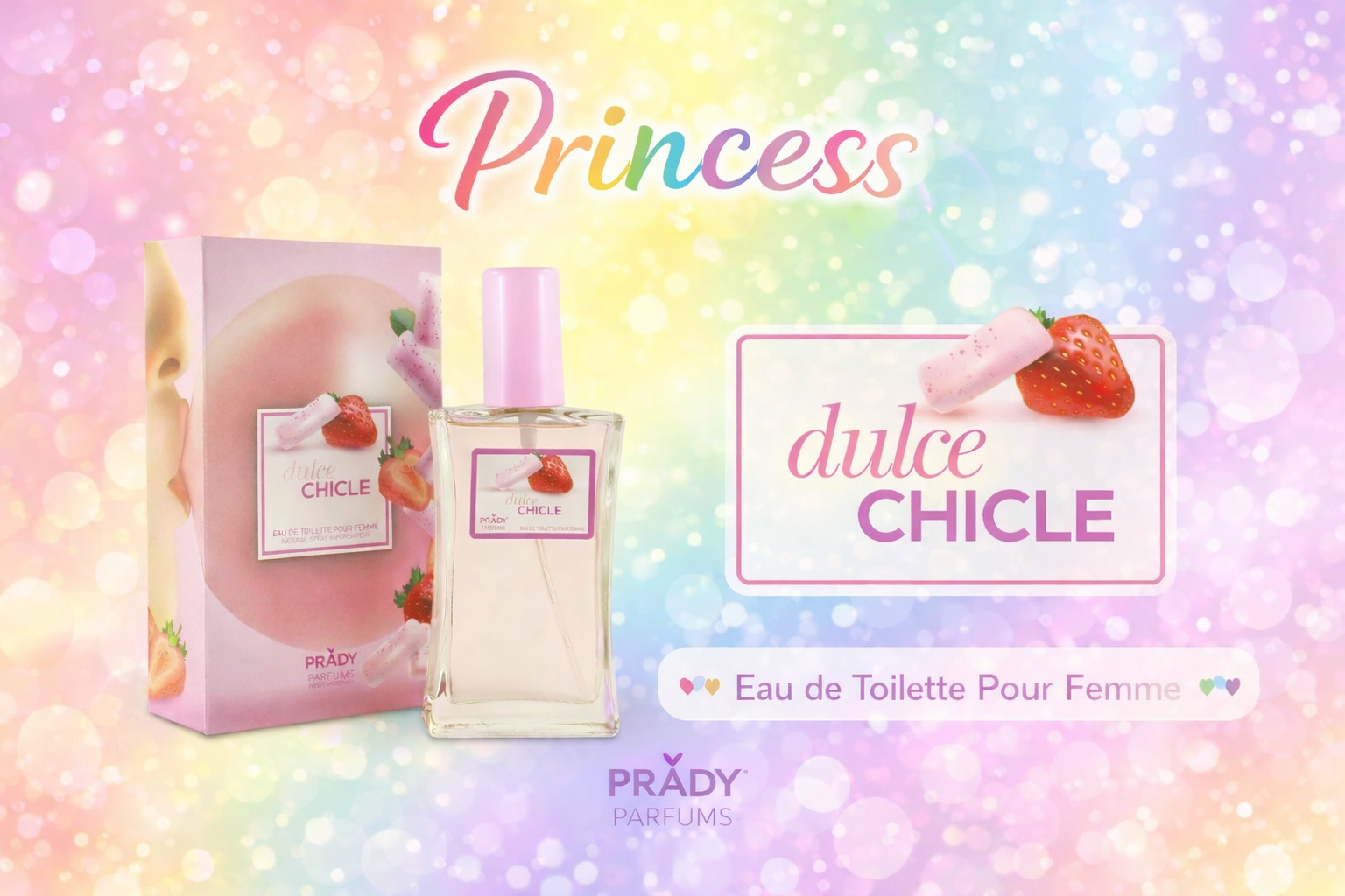 Perfume de chicle de fresa