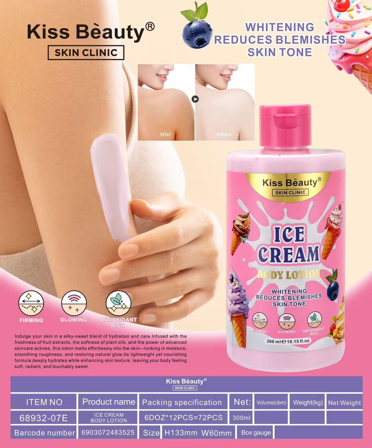 Body milk helado