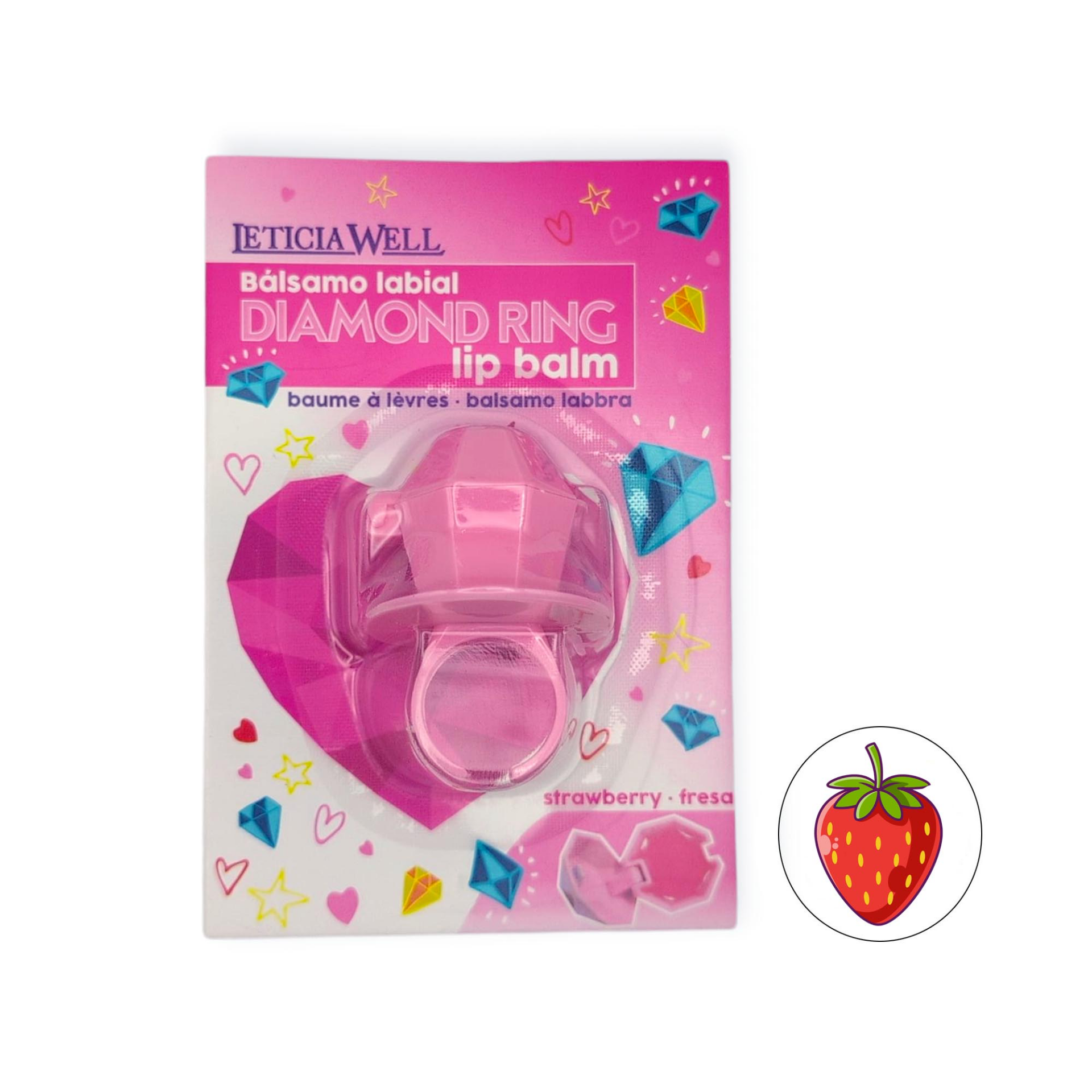 Bálsamo Labial Anillo Diamond Ring Fresa