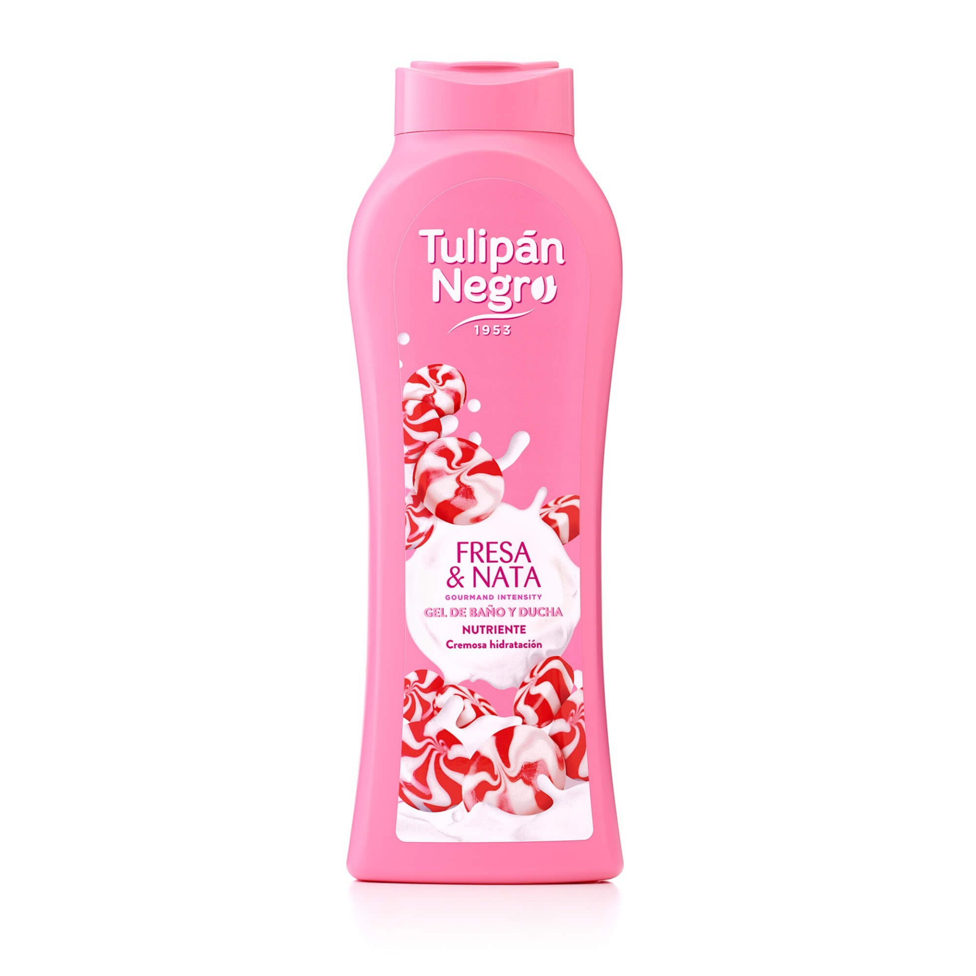 GEL DE BAÑO Y DUCHA FRESA Y NATA 650ML