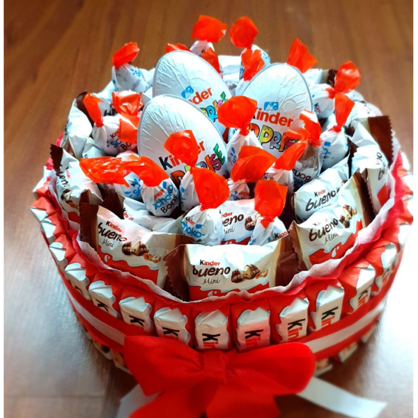Coffret rond en polystyrène personnalisé – Kinder