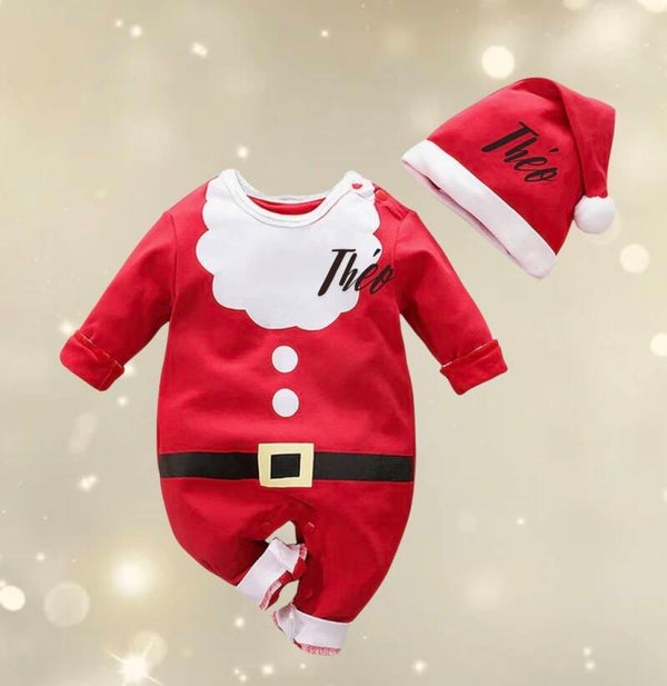 🎄✨ Tenue de Noël bébé personnalisée – Mon Premier Noël ✨🎄