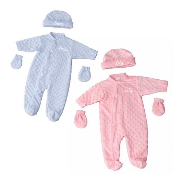 Ensemble pyjama 3 pièces velours