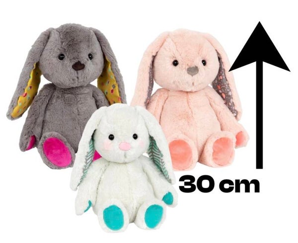 Peluche Lapin personnalisée – 30 cm 🐰