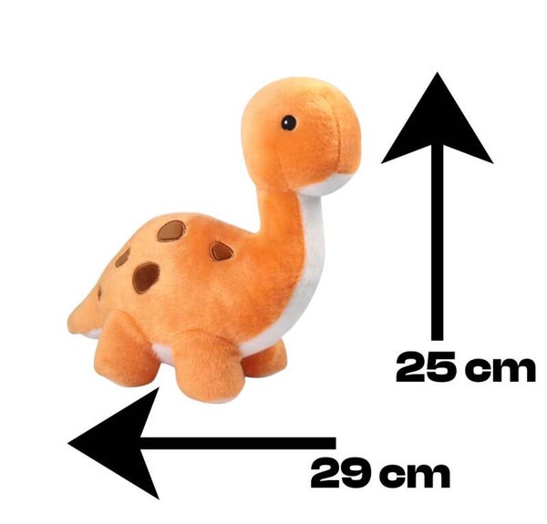 Peluche dinosaure personnalisée 25 cm