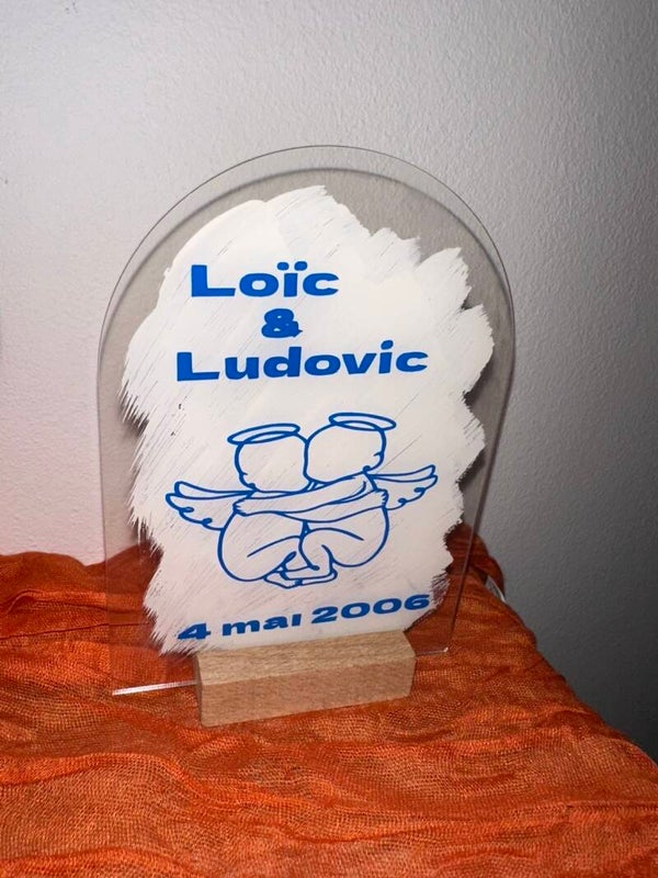 👼 Acrylique souvenir personnalisé 👼