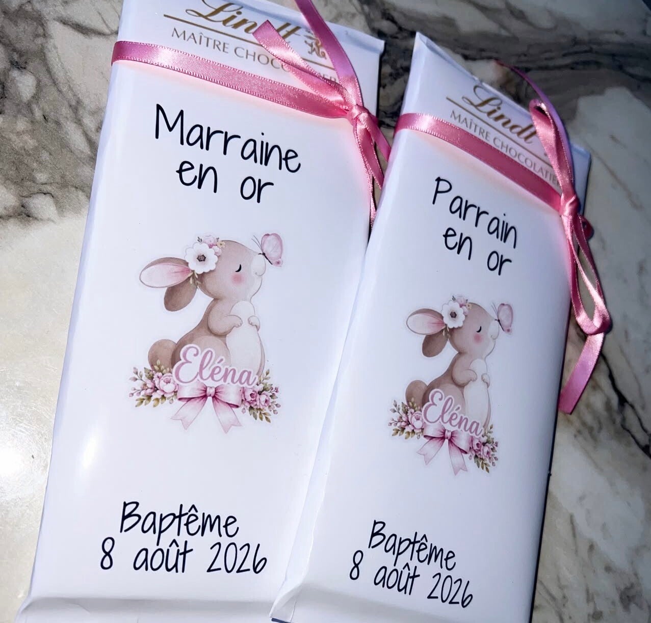 🍫 Tablette de chocolat personnalisée 🎀