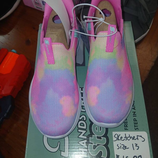 S Sport by Skechers Kids Girls Size 13 Step-Ins Sneakers Baily New MSRP $39.99