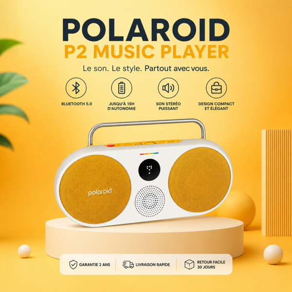 ENCEINTE POLAROÏD P3 JAUNE