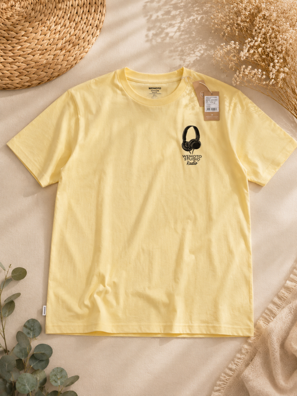 TEE-SHIRT WEMOTO JAUNE