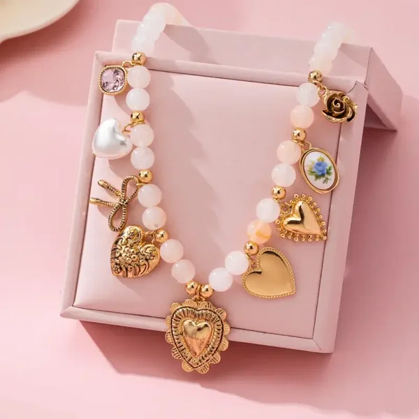 COLLIER MULTI BRELOQUES