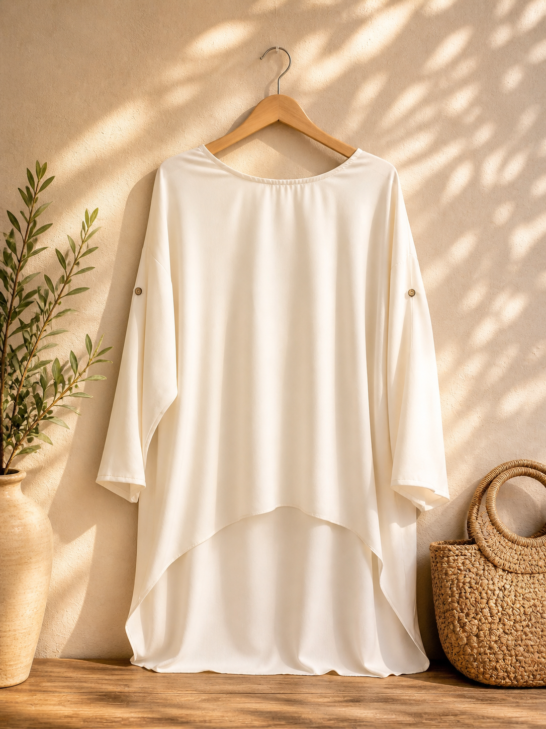 ROBE TUNIQUE ASYMETRIQUE