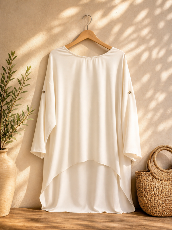 ROBE TUNIQUE ASYMETRIQUE