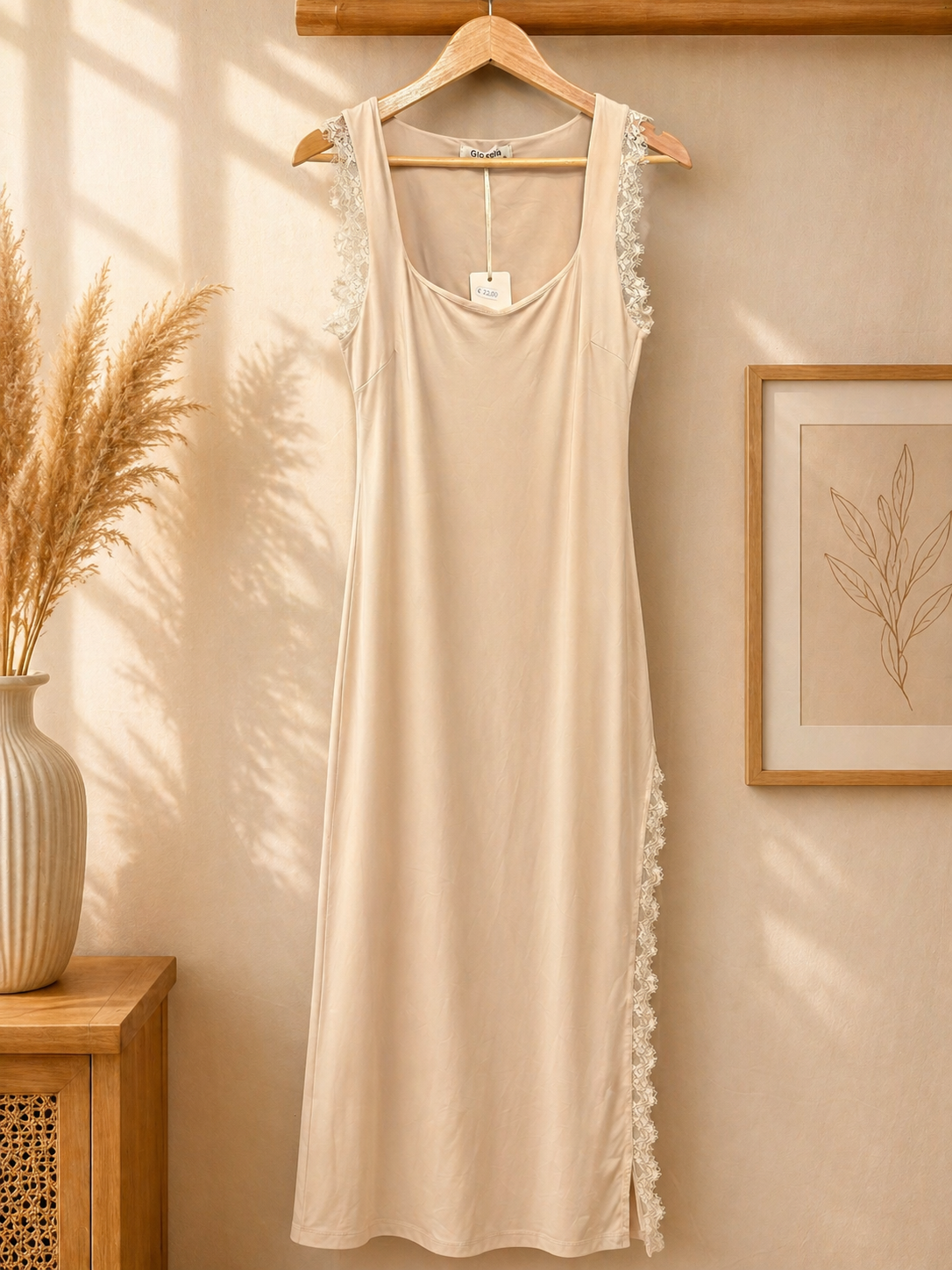 ROBE FLUIDE FENDUE