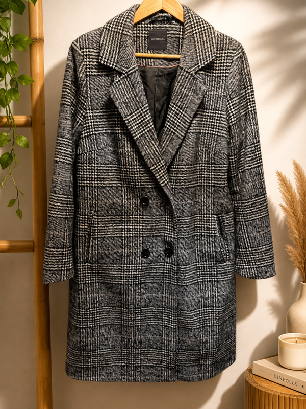 Manteau pied de poule