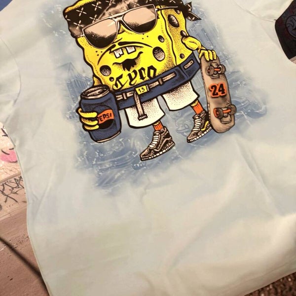 TEE-SHIRT BLEU CLAIR BOB