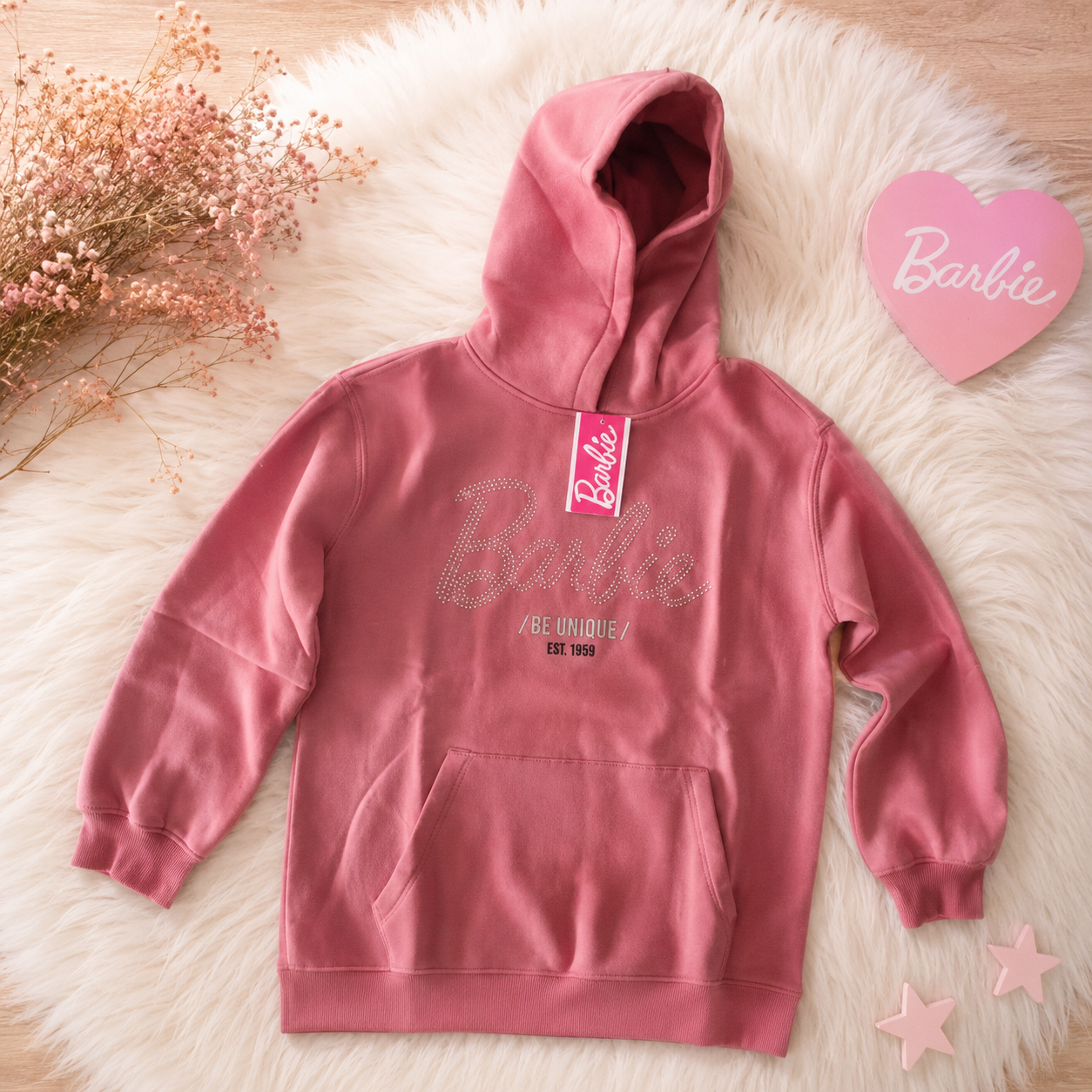 SWEAT CAPUCHE BARBIE