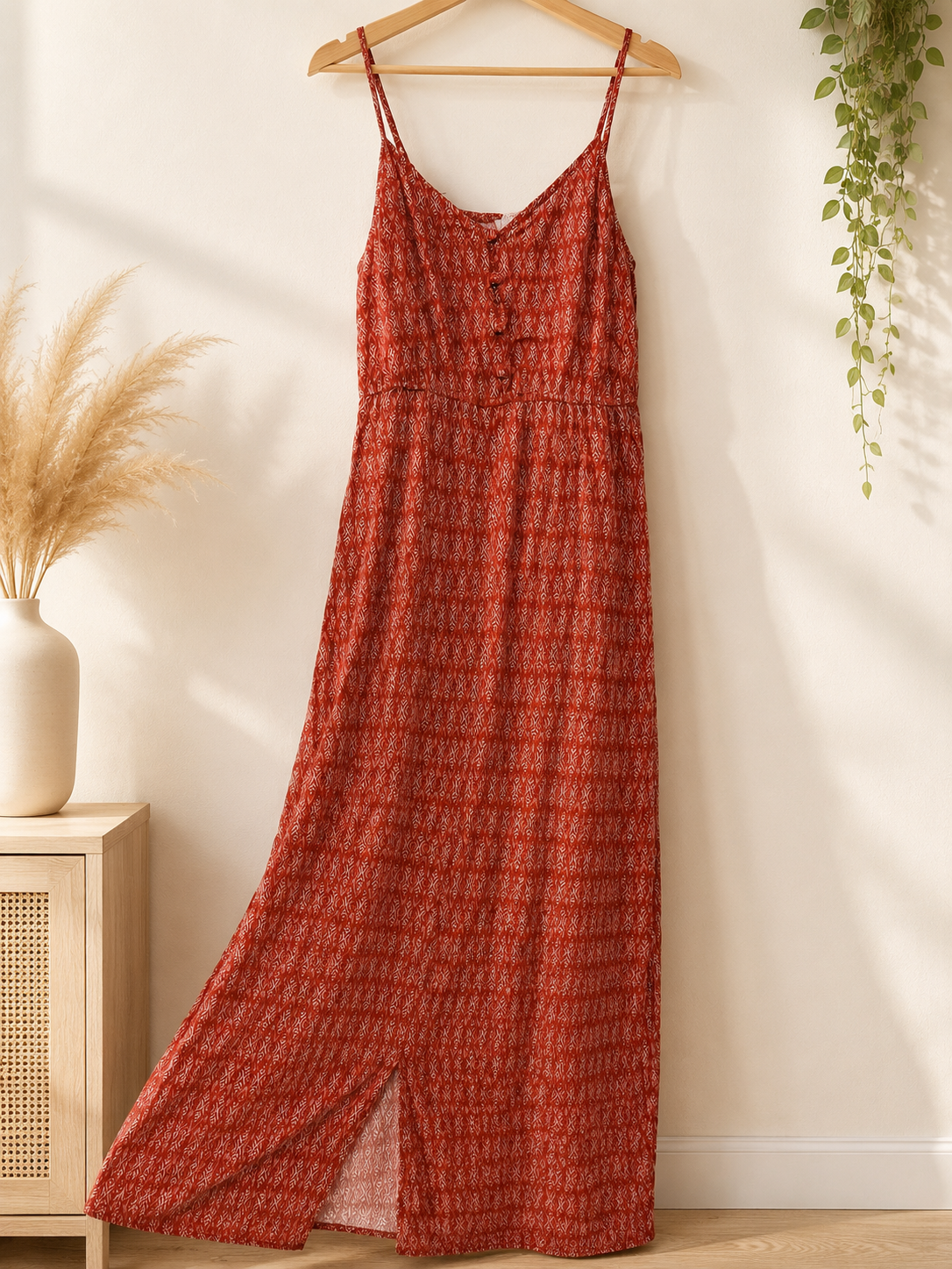 ROBE LONGUE BRETELLES