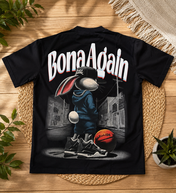TEE-SHIRT NOIR BUNNY