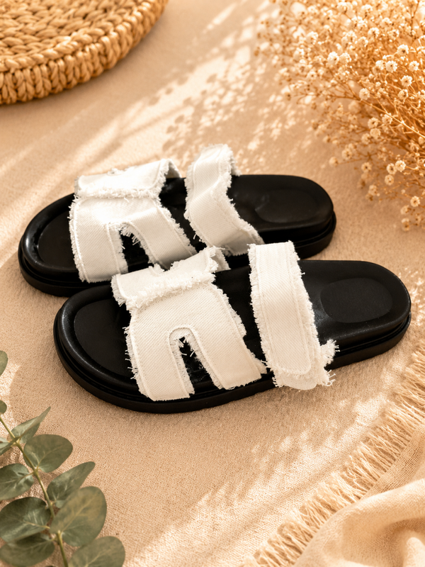 SANDALES BLANCHES