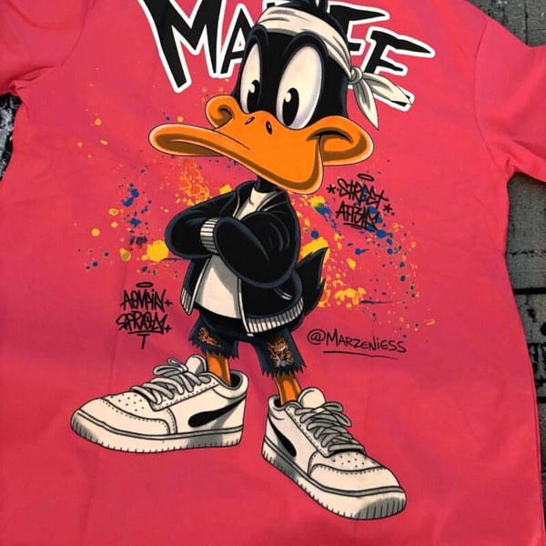 TEE-SHIRT FUSCHIA DUCK