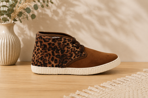 VICTORIA MARRON LEOPARD