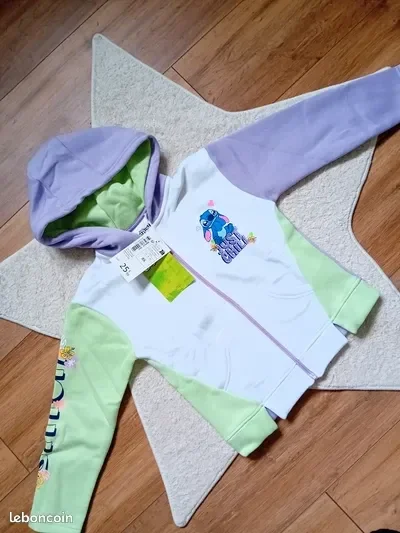 VESTE SWEAT ZIPPE STITCH