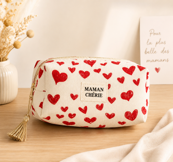 POCHETTE TROUSSE "MAMAN CHERIE"