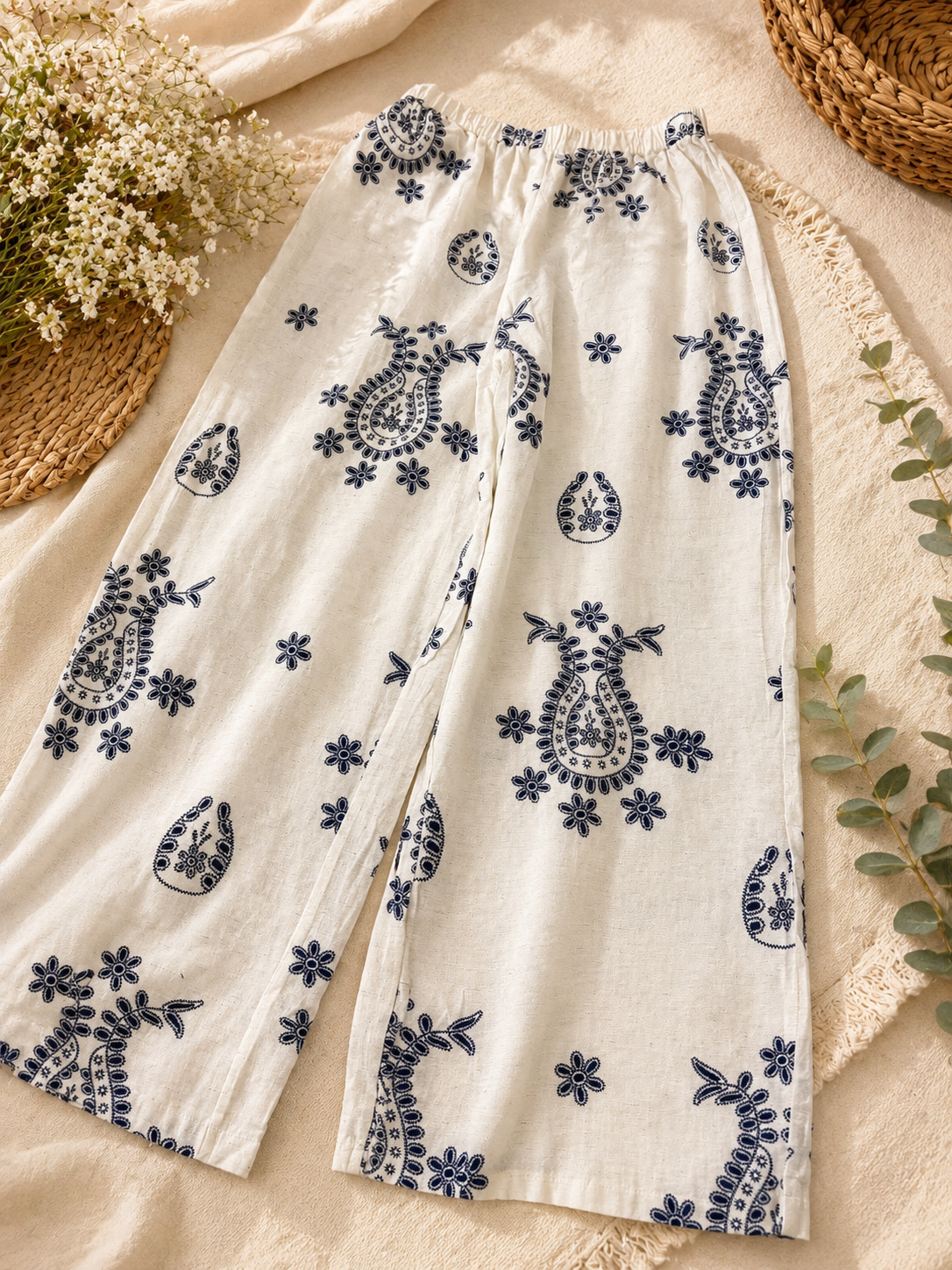PANTALON MOTIFS BAROQUE